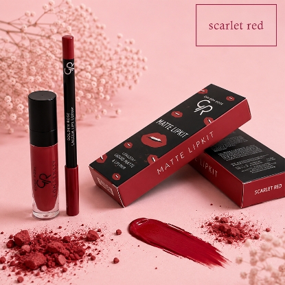 خرید ست رژ لب مایع و خط لب گلدن رز مدل warm sable | نیلوا