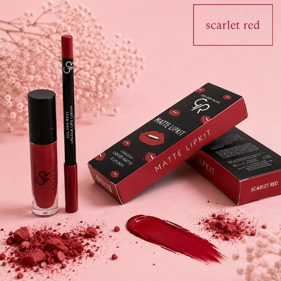خرید ست رژ لب مایع و خط لب گلدن رز مدل warm sable | نیلوا